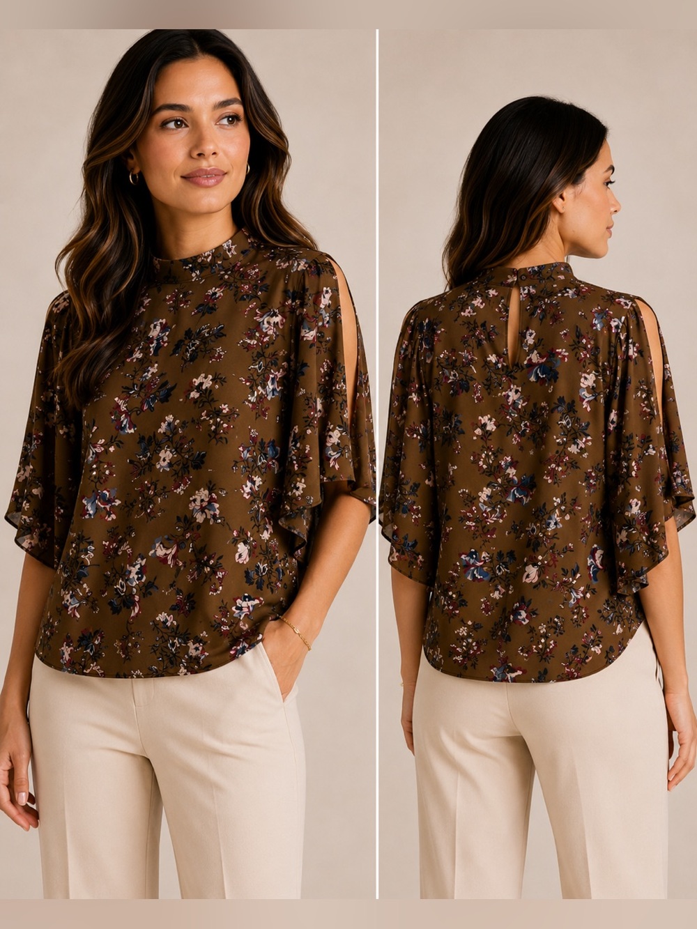 Ann Taylor Cold Shoulder Top
